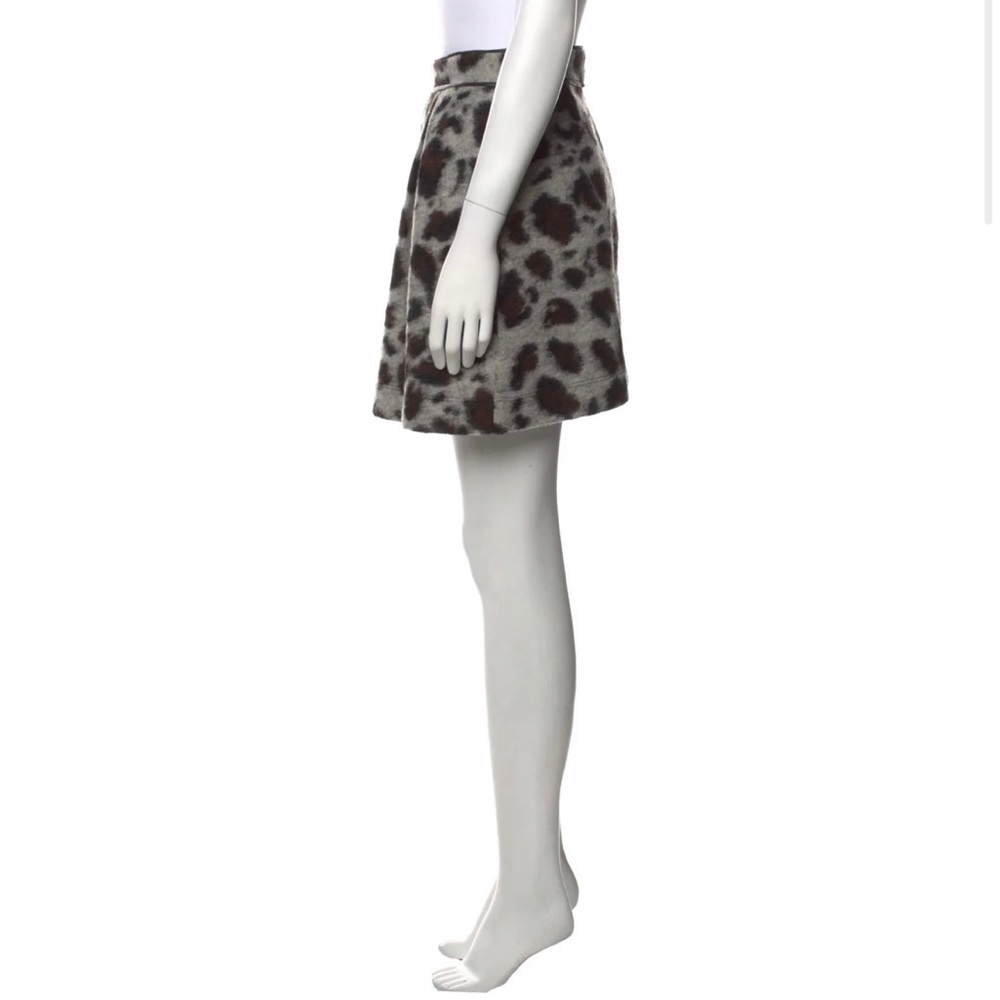 Sea Wool Animal Print Skirt - Picture 5 of 11